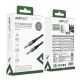 5. Acefast J10 AUX cable mini jack 3.5mm 1m - black