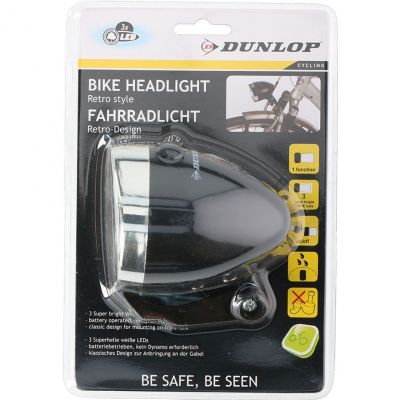 Dunlop headlight white 3led bicycle lamp AB 16809