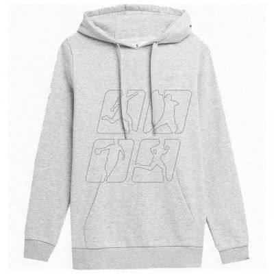 2. Sweatshirt 4F W 4FSS23TSWSF372 cool light gray melange