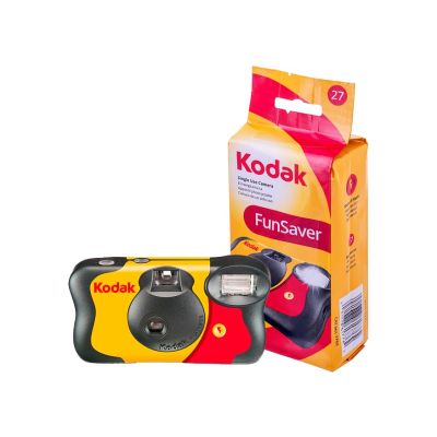 2. Kodak Fun Saver Disposable Camera, Digital Camera, ISO 400, 27 photos + FLASH with color film and flash.