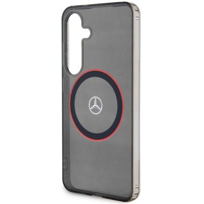 6. Mercedes Double Layer W Red MagSafe case for Samsung Galaxy S24 - black