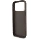 7. Guess 4G Strap Triangle Logo MagSafe Case for iPhone 17 Pro Max - Brown