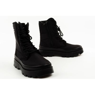 7. Progress Women’s Winter Snow Boots Black, Insulated with Sheepskin Lining