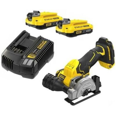 76mm brushless multi-saw with 2x2ah batteries