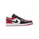 Men's Air Jordan 1 Low Bred Toe Shoes - 553558-612