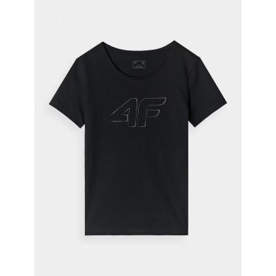 4. Slim T-shirt with print for women 4F 4FWMM00TTSHF1846-20S