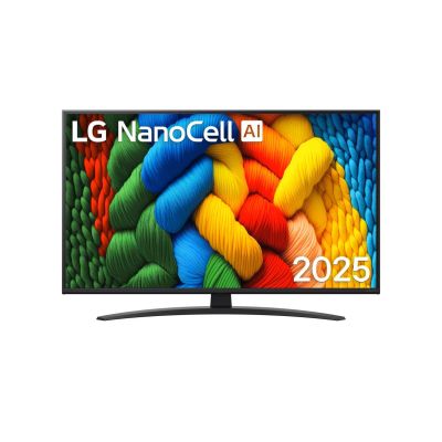 4. LG NanoCell 43NANO81A6A 43'' 4K Ultra HD WebOS Dolby Digital DVB-T2 Black TV (OUTLET)