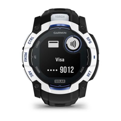 13. Garmin Instinct 3 Solar 010-02935-03 Smartwatch 50mm Black and White