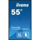 3. iiyama LH5565UHSB-B1 signage display Kiosk 138.7 cm (54.6") LED Wi-Fi 800 cd/m2 4K Ultra HD Black Built-in processor Android 11 24/7