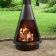 15. Heat LA Luz CH.002 garden fireplace