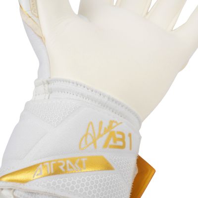 6. Reusch Attrakt AB1 Advance goalkeeper gloves white 5670002 1130
