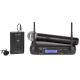 VHF microphone 2 channels WR-358LD (1 x handheld mic + 1 x clip)