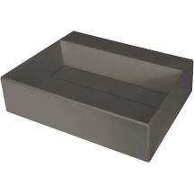 Granite countertop washbasin with space for a tap - with a cover