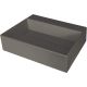 Granite countertop washbasin with space for a tap - with a cover