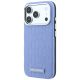 2. Karl Lagerfeld Grained Mono Resin Logo MagSafe Case for iPhone 17 Pro / 18 Pro - Light Blue