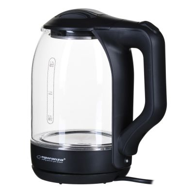 17. Esperanza YUKON EKK025K electric kettle (1500W 1.7l; transparent)