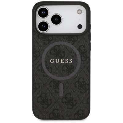3. Guess 4G Ring Classic Logo MagSafe case for iPhone 17 Pro Max - black