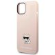 6. Karl Lagerfeld KLHCP14MSLCTPI iPhone 14 Plus 6.7 "hardcase light pink / light pink Silicone Choupette Body