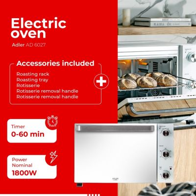 25. 48L Adler Electric Oven Adler