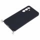 5. Samsung Galaxy A17 5G / A17 4G Case with Fiber Lining and Crossbody Strap - Black
