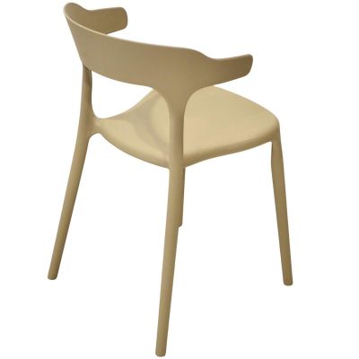 4. SAND PLASTIC GARDEN CHAIR