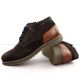 4. Men's Chocolate Suede Leather Ankle Boots Bugatti 331-8373H-1400