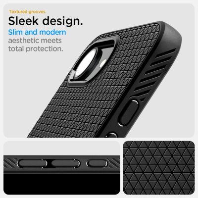 18. Spigen Liquid Air Case for iPhone 16e / 17e - Matte Black