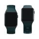 10. 3mk Silicone Watch Strap for Apple Watch 42 / 44 / 45 / 49 mm - green