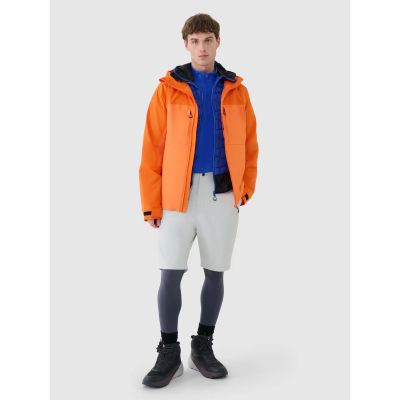 7. Men's 4F Black Primaloft Down Trekking Jacket 4FWSS25TTJAM697-36S