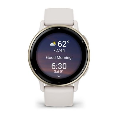 4. Garmin Vivoactive 5 42mm Cream Gold Watch