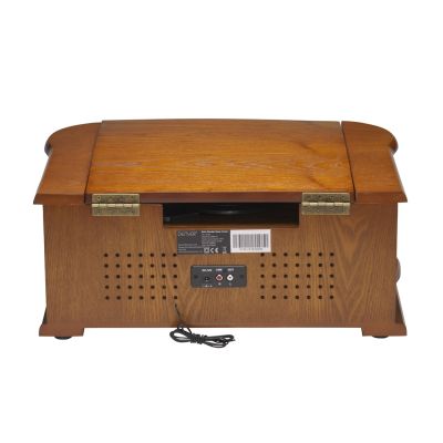 3. Denver MRD-51 Wooden Retro Music Center with Turntable