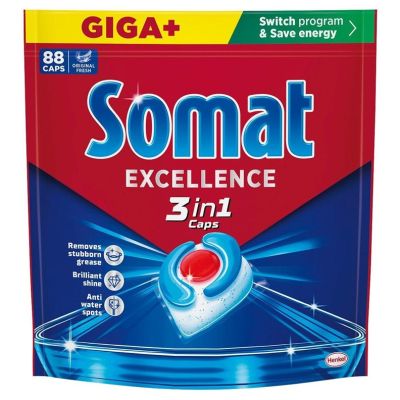 DISHWASHER CAPSULES SOMAT 3IN1 88PCS