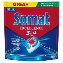 DISHWASHER CAPSULES SOMAT 3IN1 88PCS