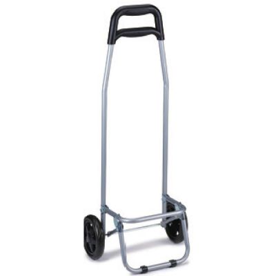 2. TROLLEY SHOPPING BAG ON WHEELS WITH FRAME 25L GRAY