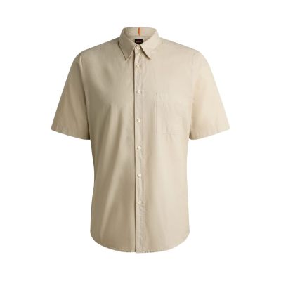 Men's shirt BOSS Relegant_6-short_M Light Beige (50537331-271)