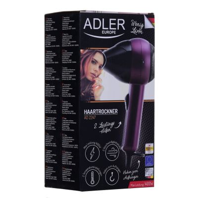 6. Adler AD 2247 Hair Dryer (1400 W; Purple)