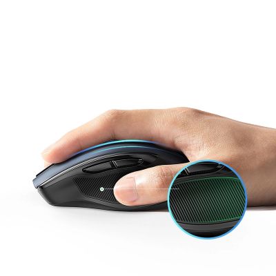 4. Ugreen MU006 wireless optical mouse USB 2.4GHz / Bluetooth 5.0 4000 DPI - black