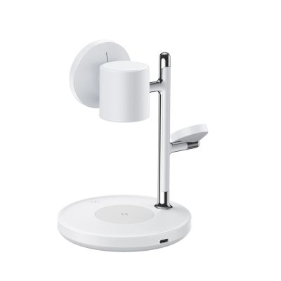 6. Joyroom JR-W23 Qi2 4-in-1 desktop charger with built-in inductive night light - white