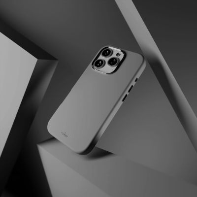 9. Puro Icon Mag Pro MagSafe Silicone Case for iPhone 16 Pro - Dark Gray