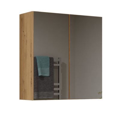 5. POLA BATHROOM CABINET 2 DOORS ARTISAN MIRROR