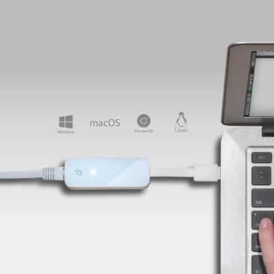 5. TP-LINK UE200 100 Mbps USB 2.0 Ethernet Adapter.