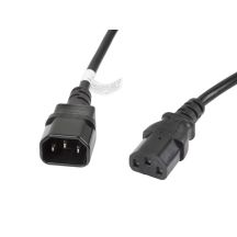 LANBERG POWER CABLE EXTENSION C13 -> C14 VDE, 3M