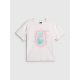5. Women's printed T-shirt 4F 4FRSS26TTSHF4536-10S
