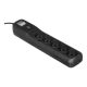 4. Lestar LV530W 2.5m power strip (5 x UTE; 10 A; 2.5m; black)