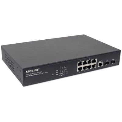 3. Intellinet 561167 Network Links Managed Gigabit Ethernet (10/100/1000) PoE Support Black