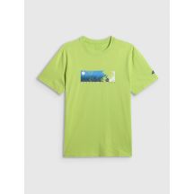 Men's regular printed T-shirt 4F 4FWSS26TTSHM3335-42S