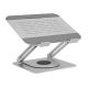2. Raidsonic IB-NH300-R Laptop Stand, Ergonomic Positioning, Rotatable Design, 17", Silver