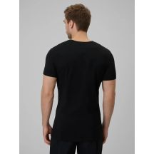 Men's plain cotton T-shirt 4F 4FWMM00TTSHM3340-20S