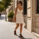 8. Women's Roman sandals, black, Filippo DS7897