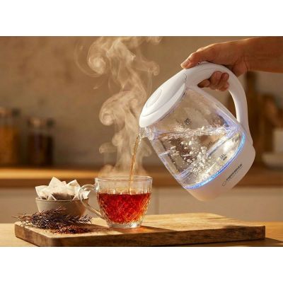 9. Esperanza Salto Angel EKK011W electric kettle (2200W 1.7l; white)
